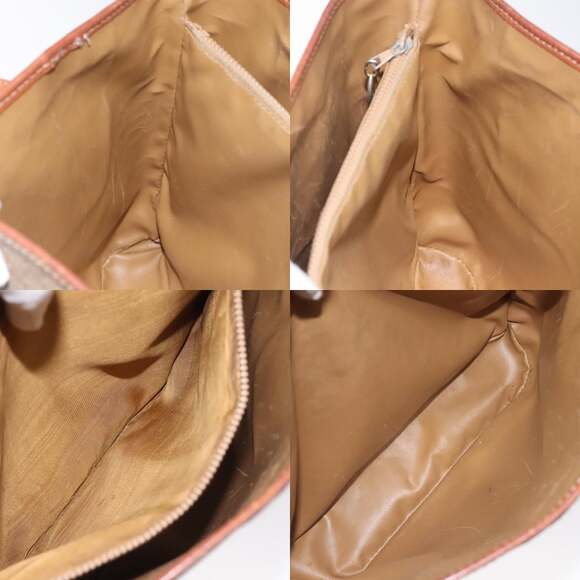 CELINE Macadam Canvas Tote Bag Pvc Beige Gold - Picture 12 of 13